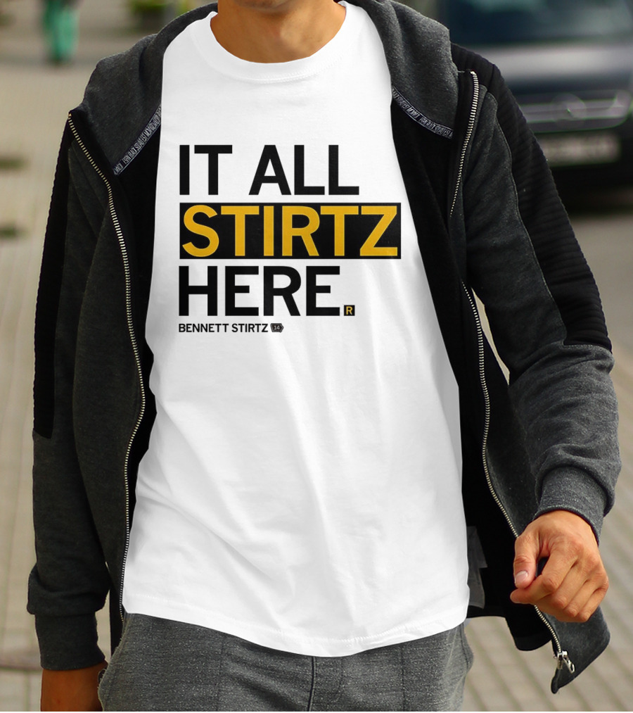 It All Stirtz Here Bennett Stirtz Iowa Hawkeyes Men's Basketball T-Shirt