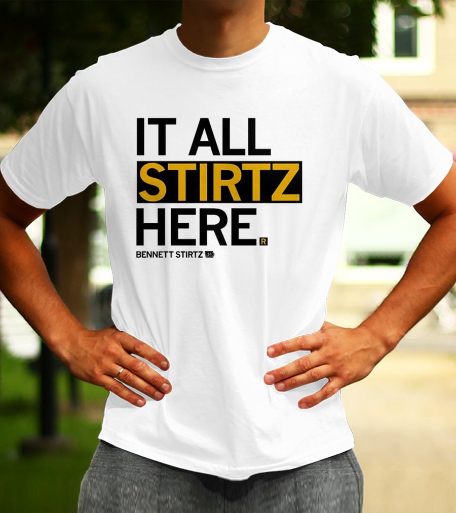 It All Stirtz Here Bennett Stirtz Iowa Hawkeyes Men's Basketball T-Shirt