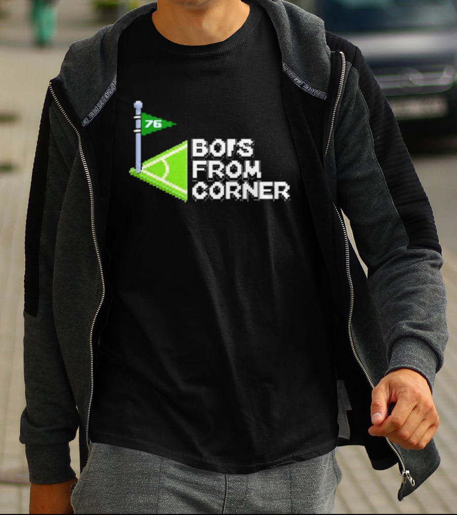 76 Bors From Corner Soccer Field T-Shirt