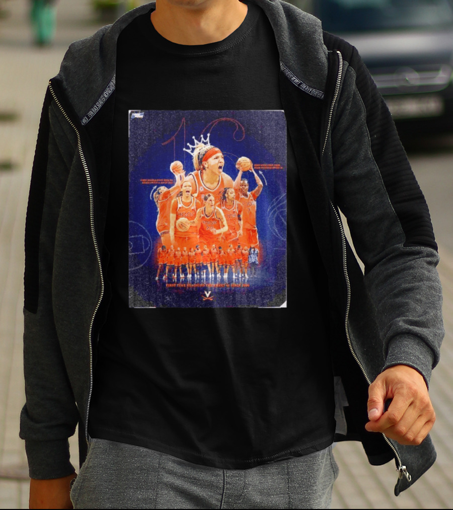 Virginia Cavaliers 2023 Women's Basketball Sweet 16 March Madness Triumph T-Shirt