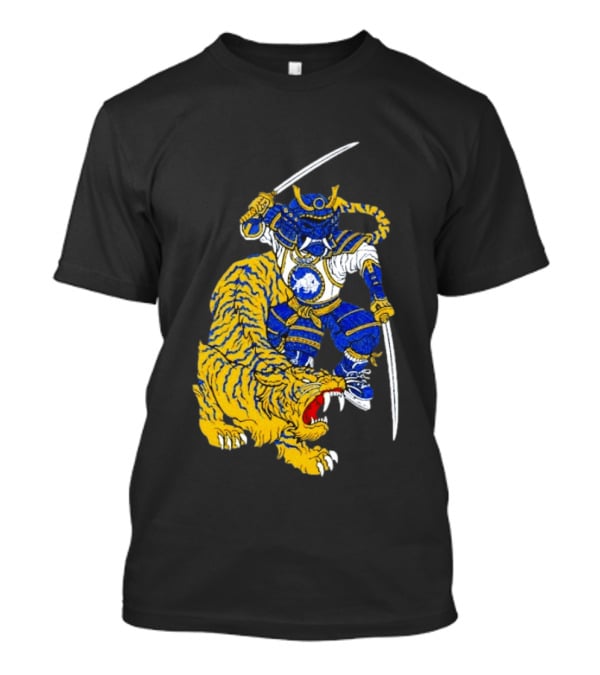 Warpath Buffalo Sabres Samurai With Tiger T-Shirt