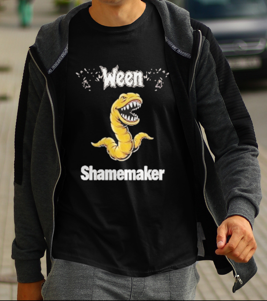 Ween Shamemaker Yellow Snake Teeth T-Shirt