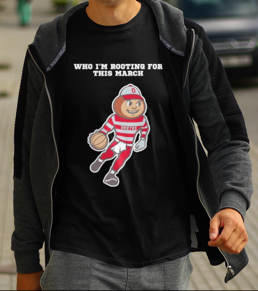 Ohio State Buckeyes Brutus Basketball March Madness Fan Support T-Shirt