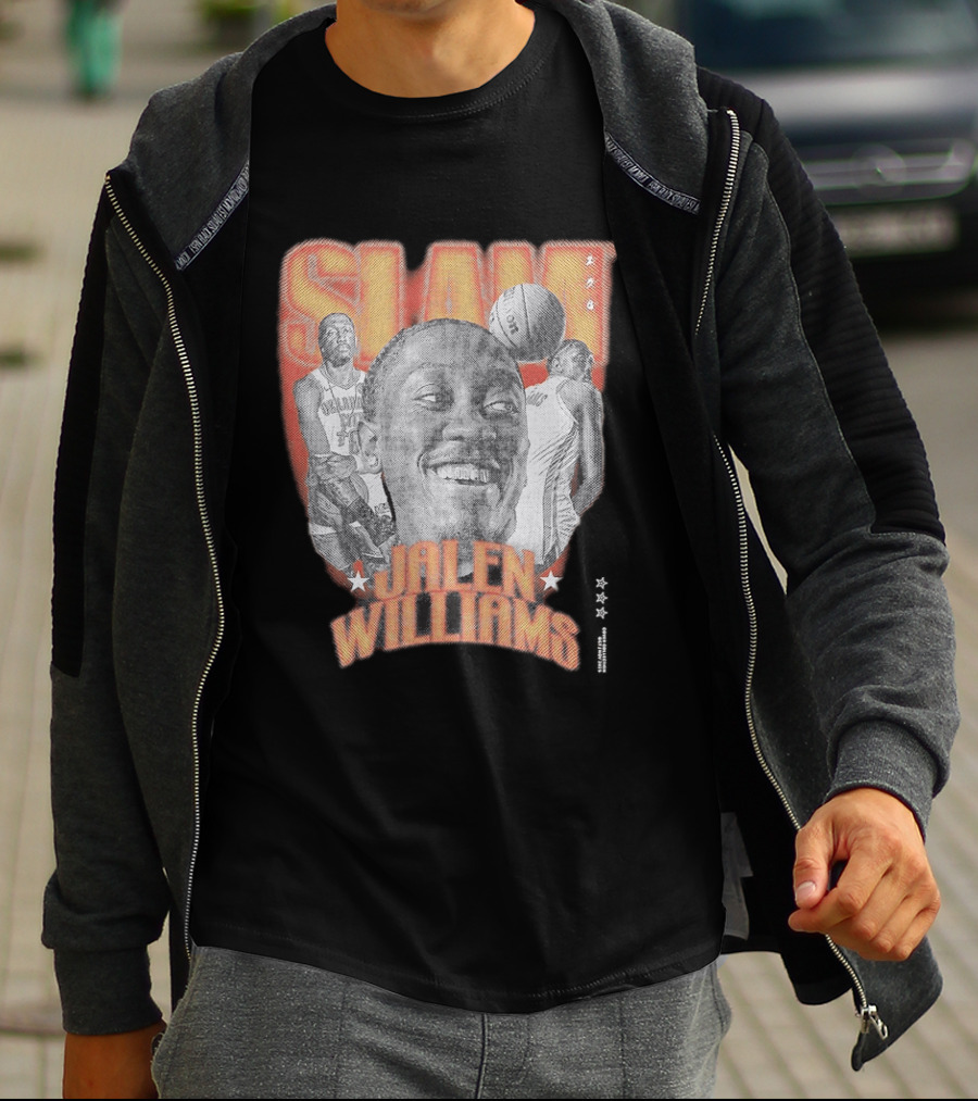 Slam Jalen Williams Oklahoma City Thunder Basketball Remix T-Shirt