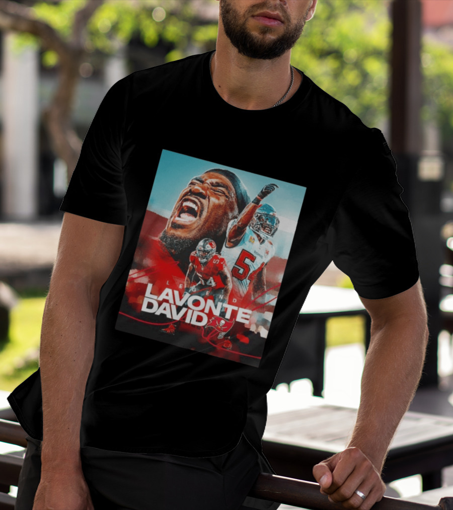 Lavonte David Legend Tampa Bay Buccaneers NFL Collage T-Shirt