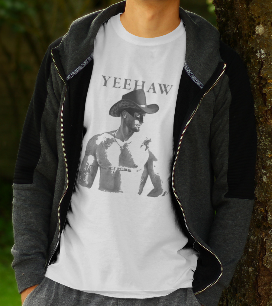 Yeehaw Orville Peck Pride 2024 Cowboy Hat T-Shirt