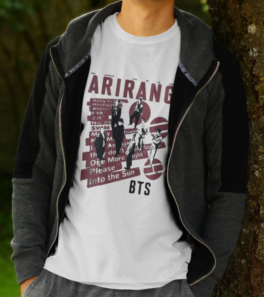 Arirang BTS Kpop Comfort Colors Jungkook Jimin Suga RM V Jin Jhope T-Shirt