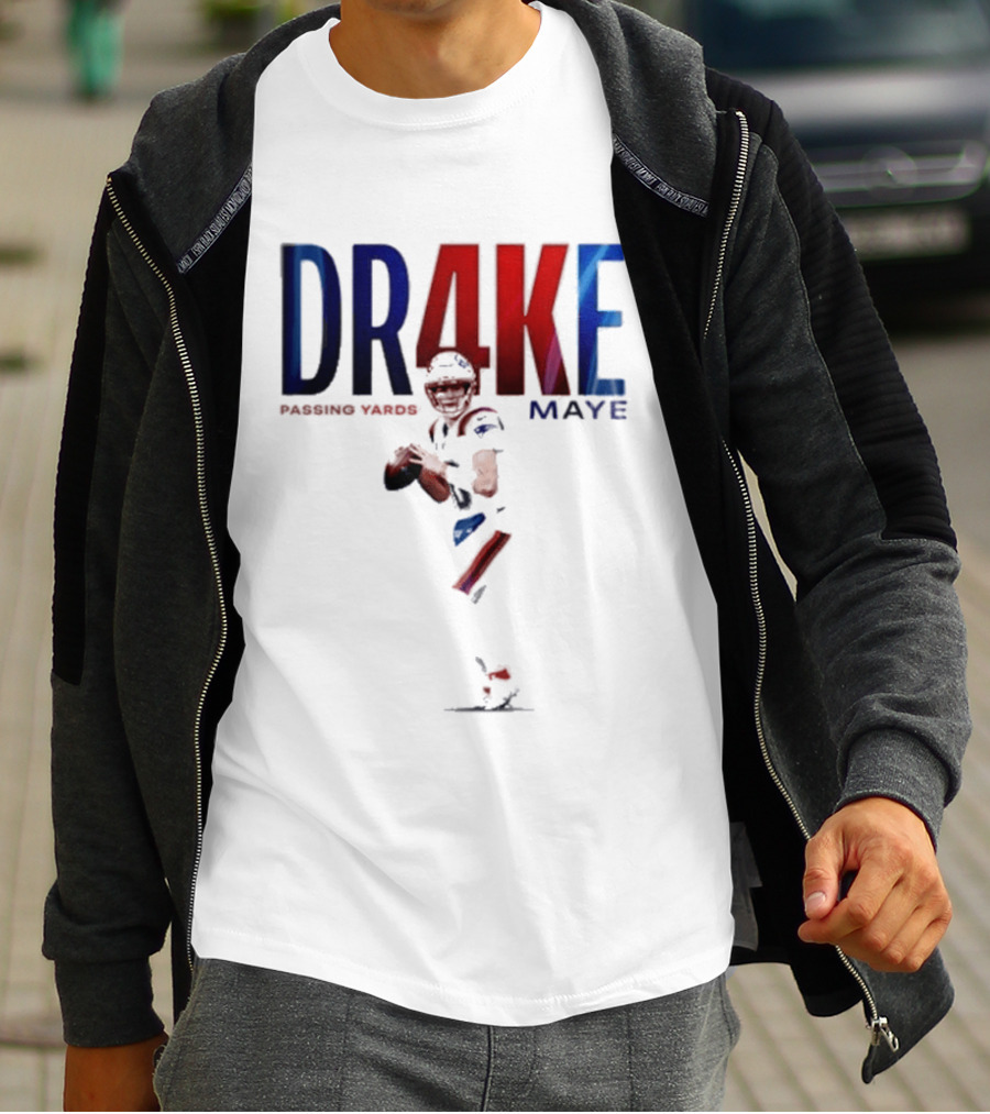 DRAKE MAYE 4K Passing Yards Football Quarterback T-Shirt