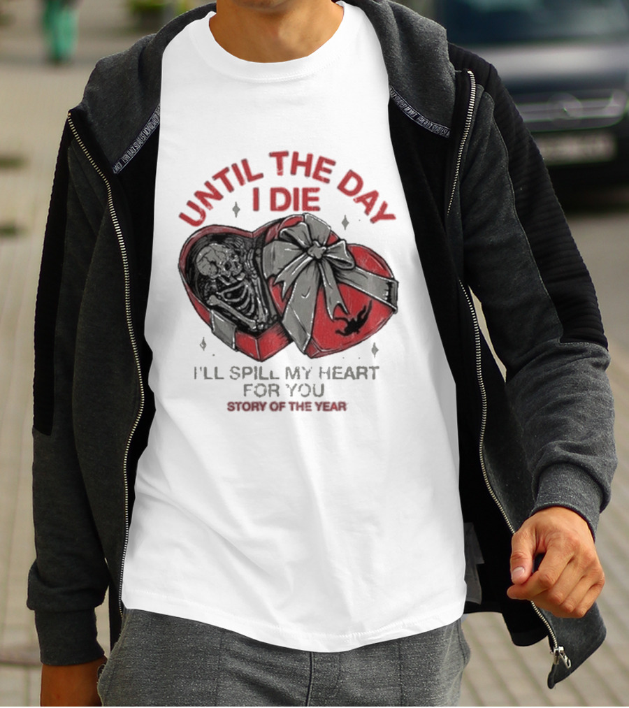 Story Of The Year Until The Day I Die Heart Box I'll Spill My Heart For You T-Shirt