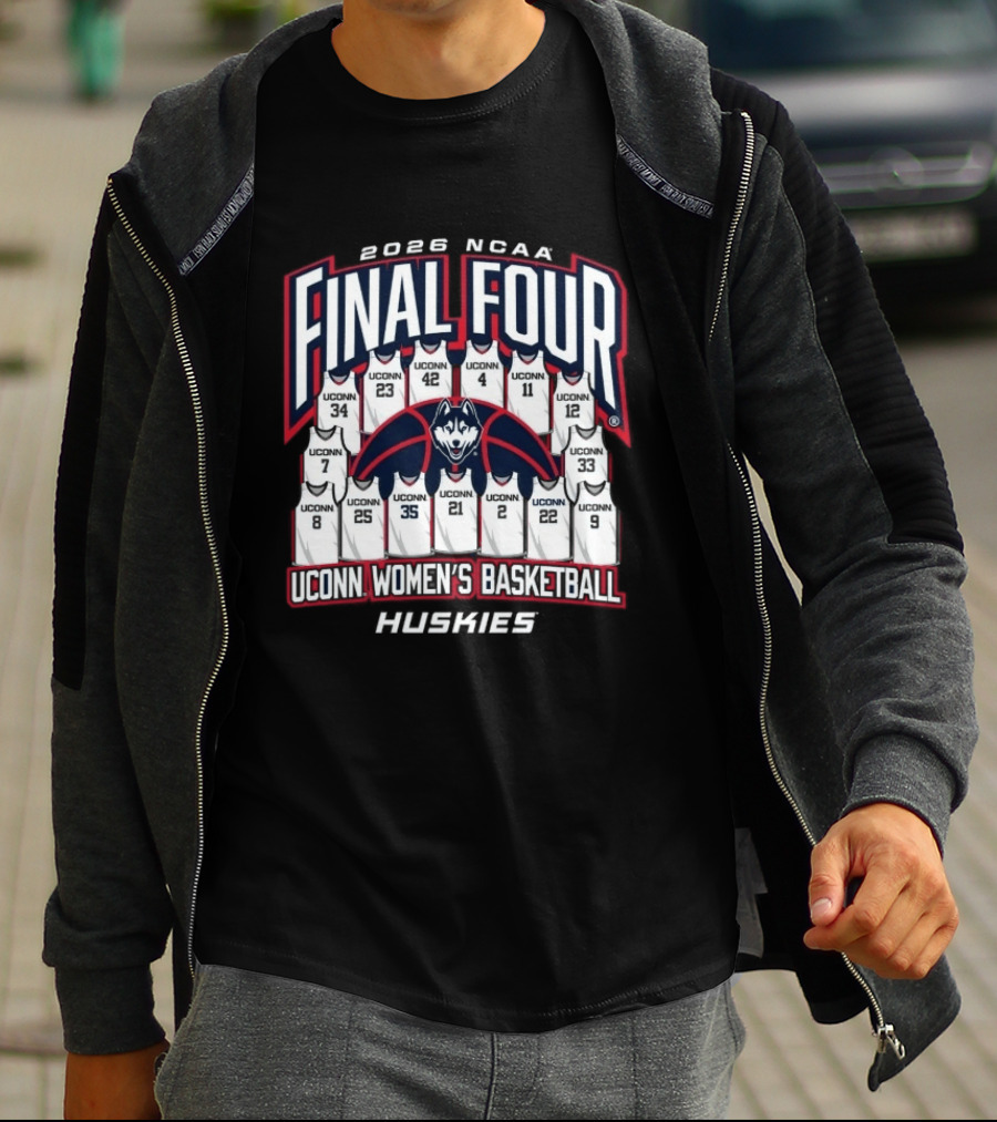 2026 NCAA Final Four UConn Women's Basketball Huskies T-Shirt