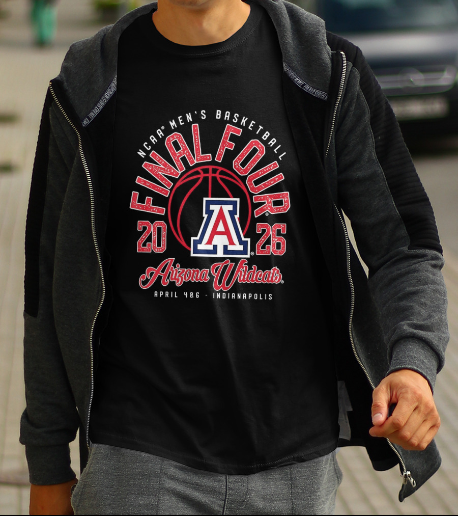2026 NCAA Men's Basketball Final Four Arizona Wildcats Tournament T-Shirt
