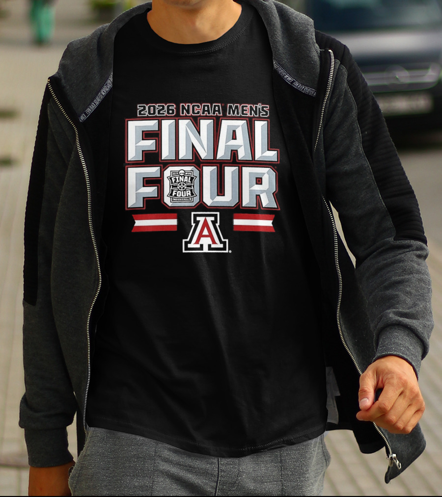 Arizona Wildcats Men's Basketball NCAA Final Four 2026 T-Shirt