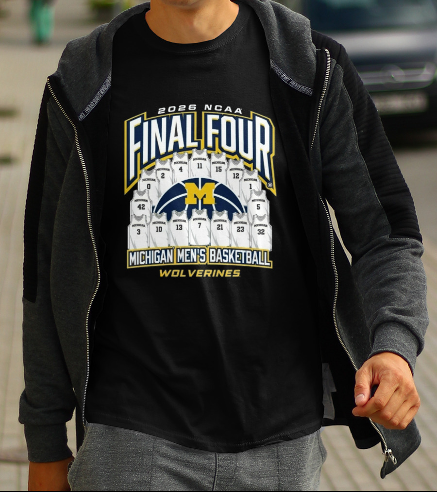 2026 NCAA Final Four Michigan Men's Basketball Wolverines T-Shirt