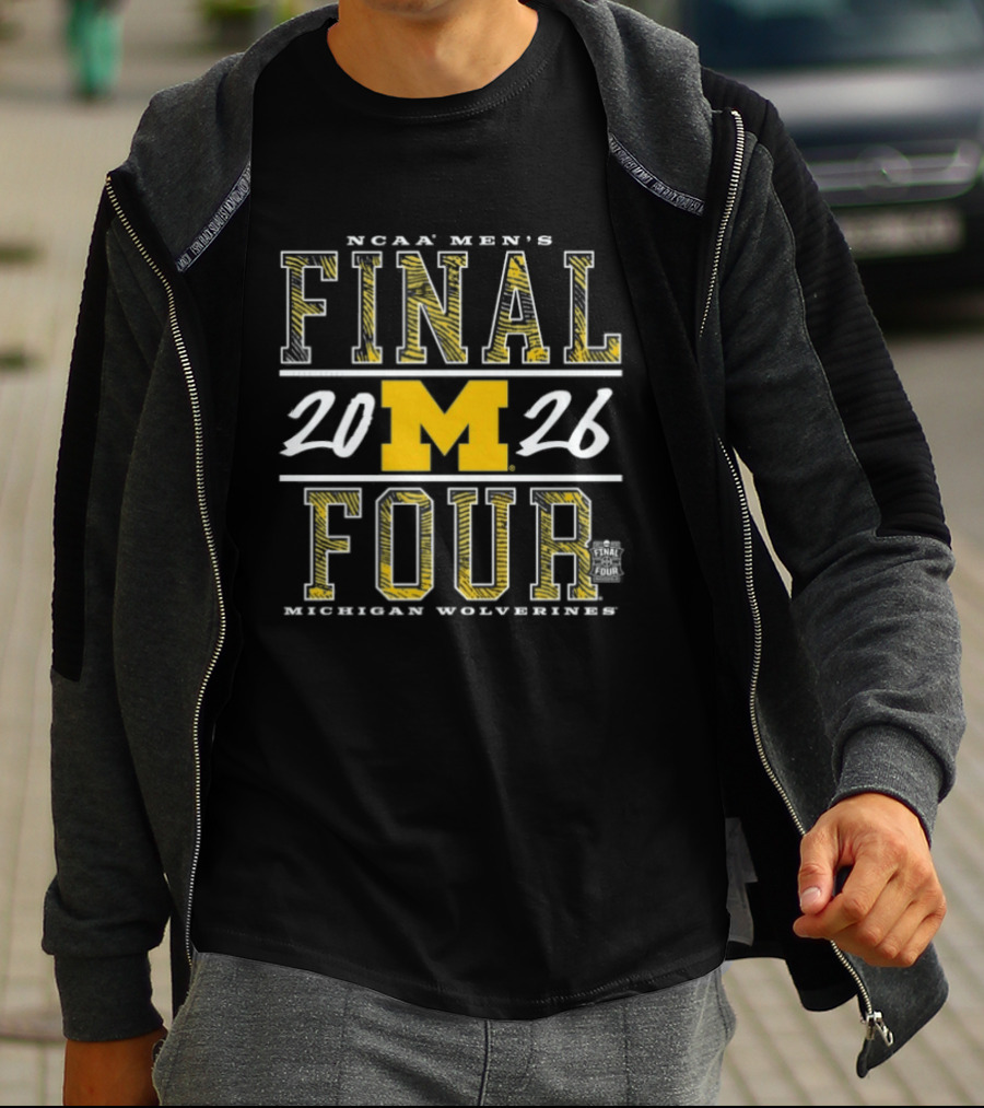 NCAA Men's Final Four 2026 Michigan Wolverines T-Shirt
