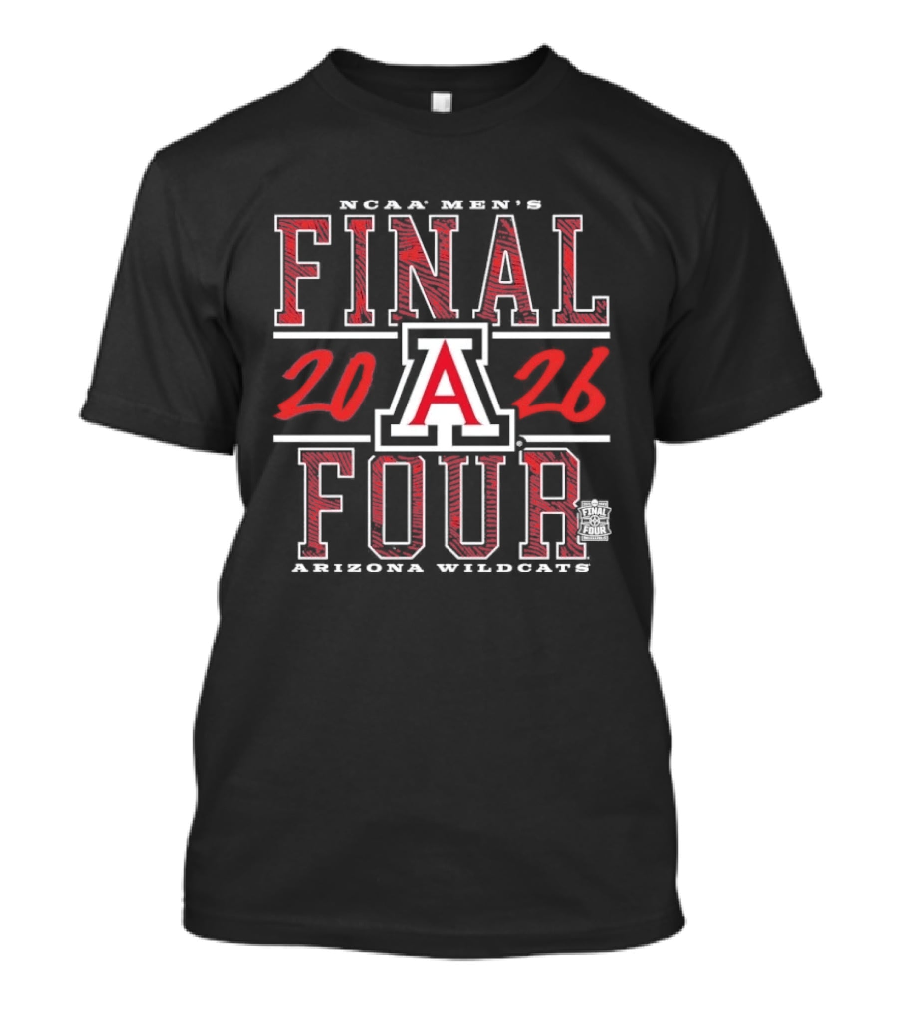 NCAA Men's Final Four 2026 Arizona Wildcats T-Shirt