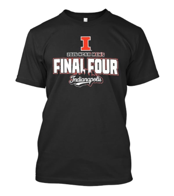 Illinois Fighting Illini 2026 NCAA Men's Final Four Indianapolis T-Shirt