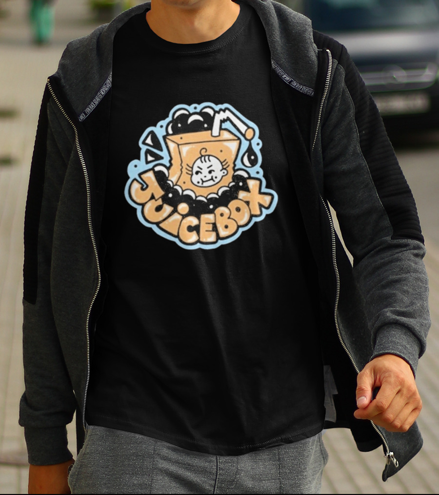New Juicebox Bold Retro Cartoon Baby Face T-Shirt