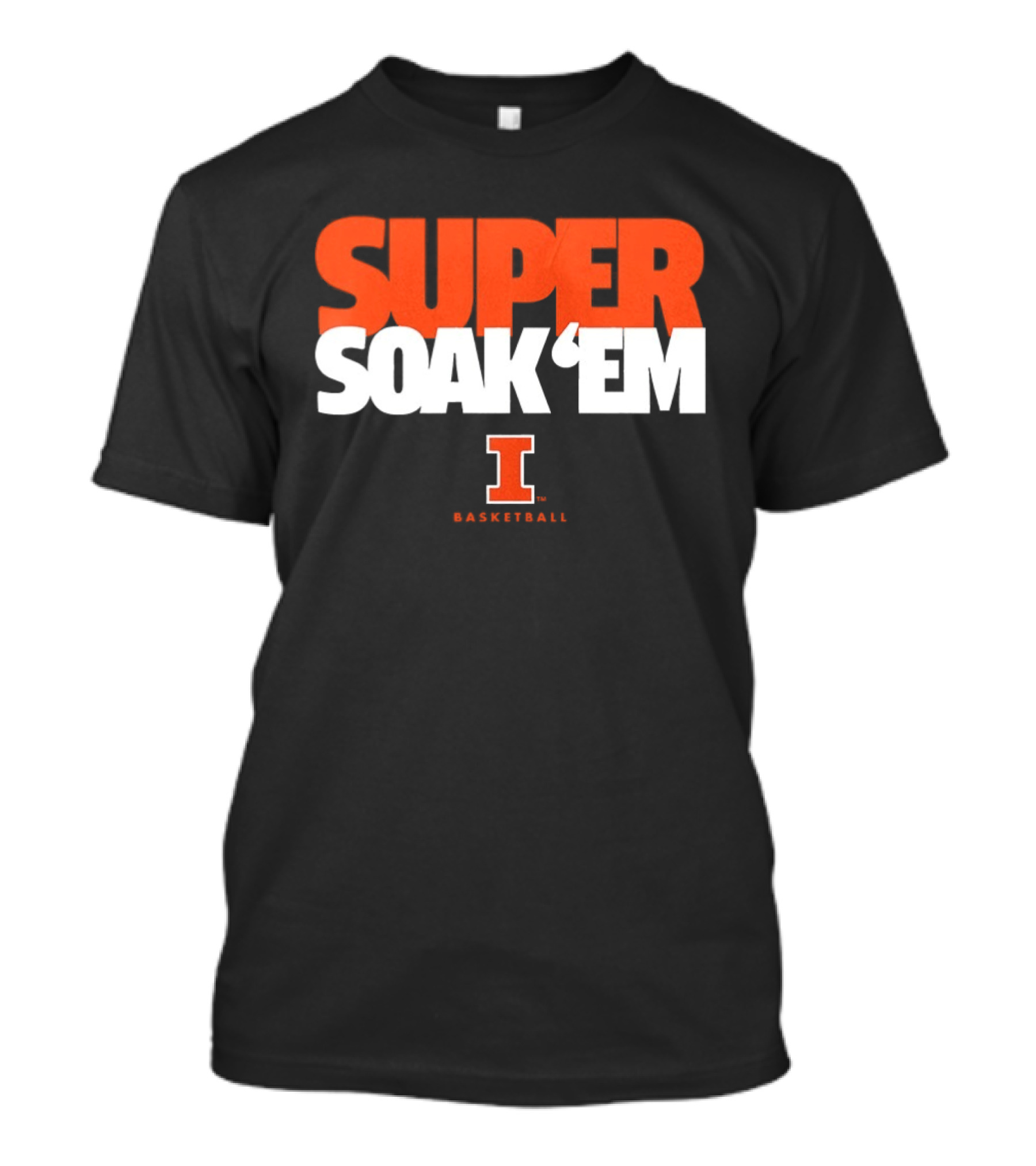 Super Soak 'Em Illinois Fighting Illini Basketball Team Spirit T-Shirt