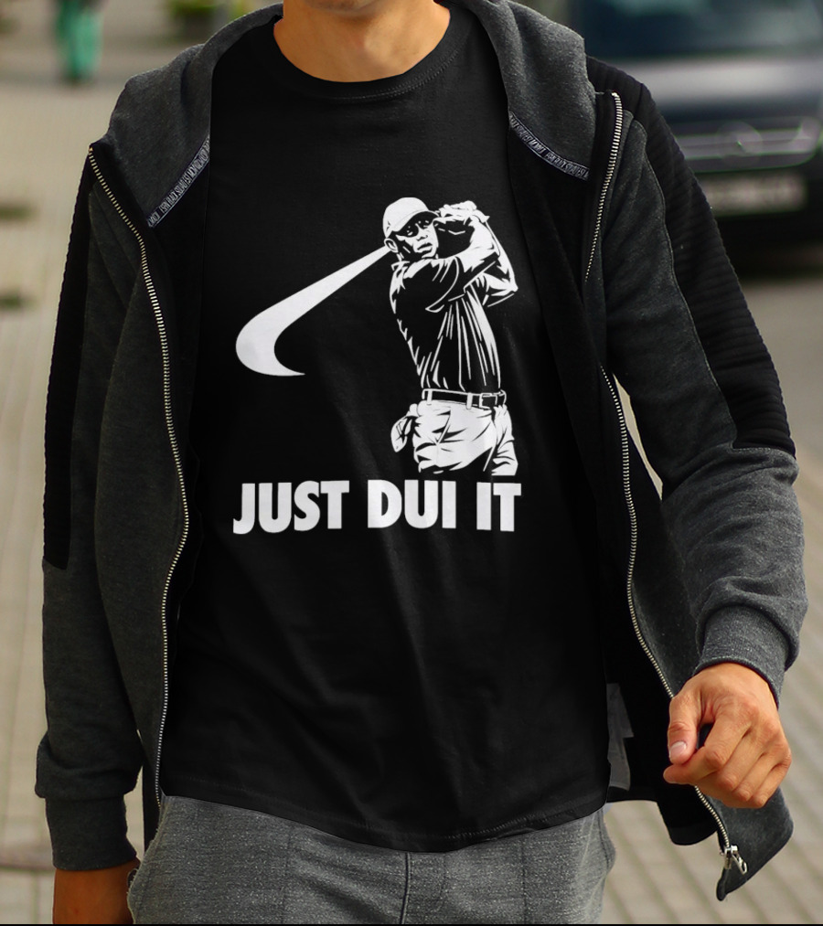 JUST DUI IT Tiger Woods Golf T-Shirt