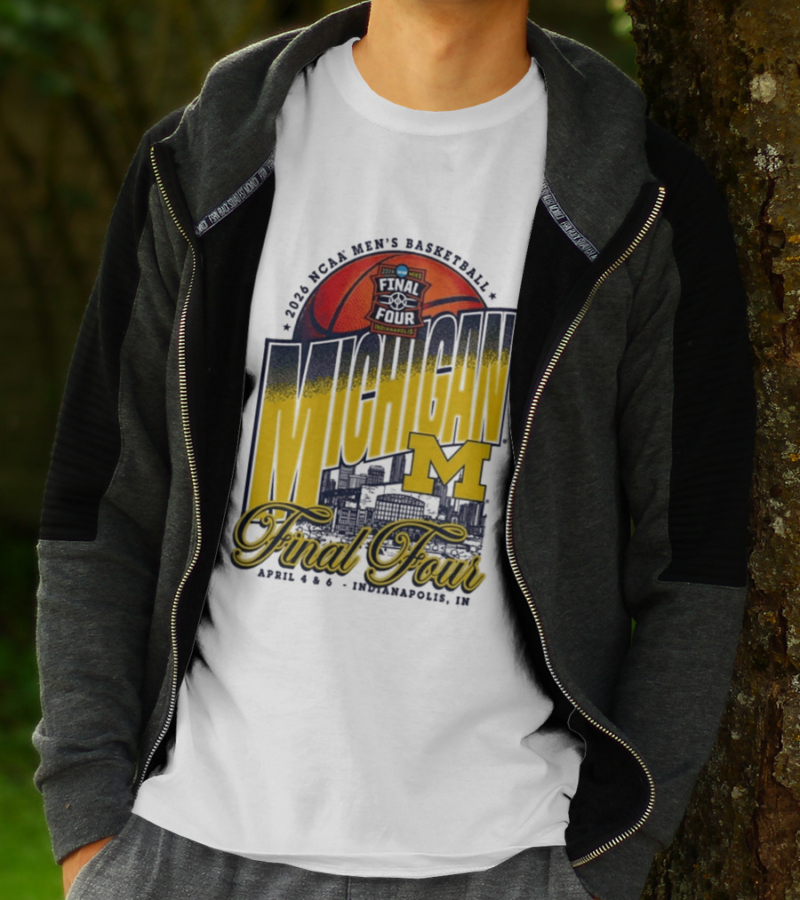 2026 NCAA Men's Basketball Final Four Michigan April 4 6 Indianapolis T-Shirt