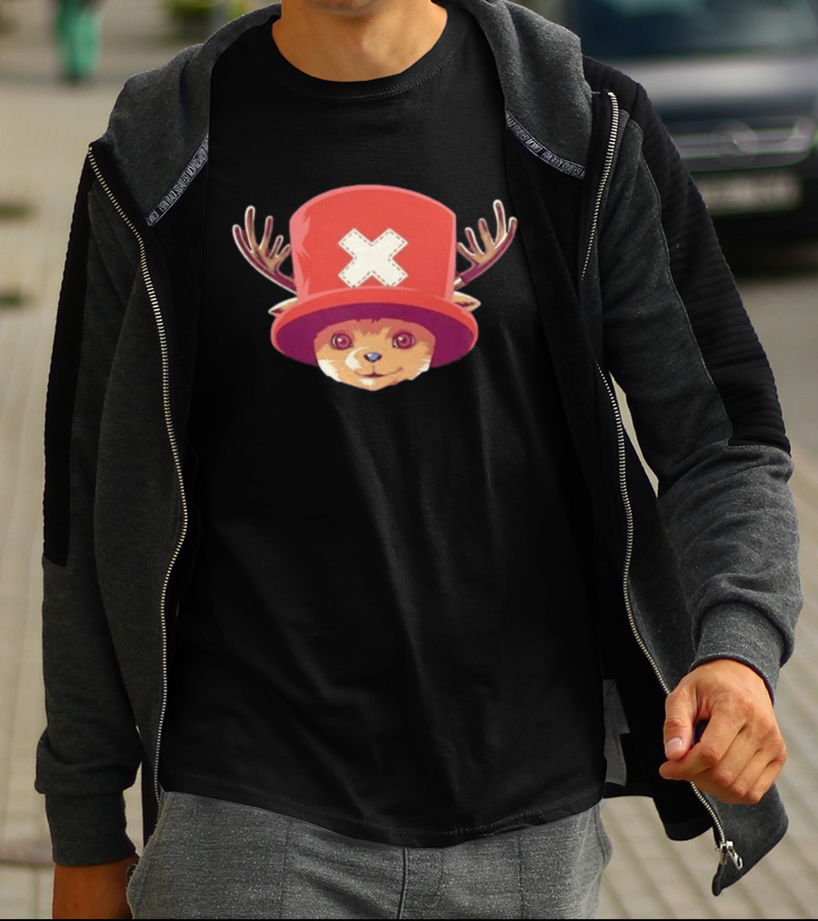 Tony Tony Chopper Red Hat Antlers Anime T-Shirt