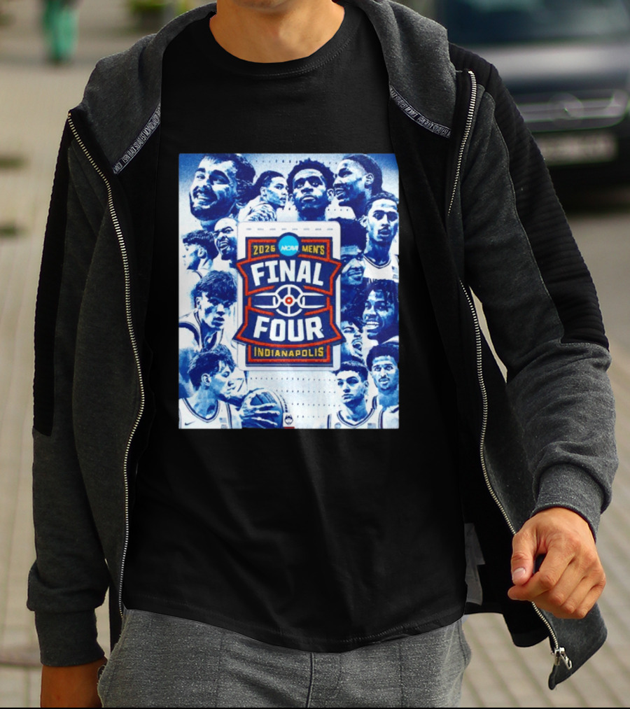 2026 NCAA Men's Final Four Indianapolis Basketball UConn Huskies Players T-Shirt