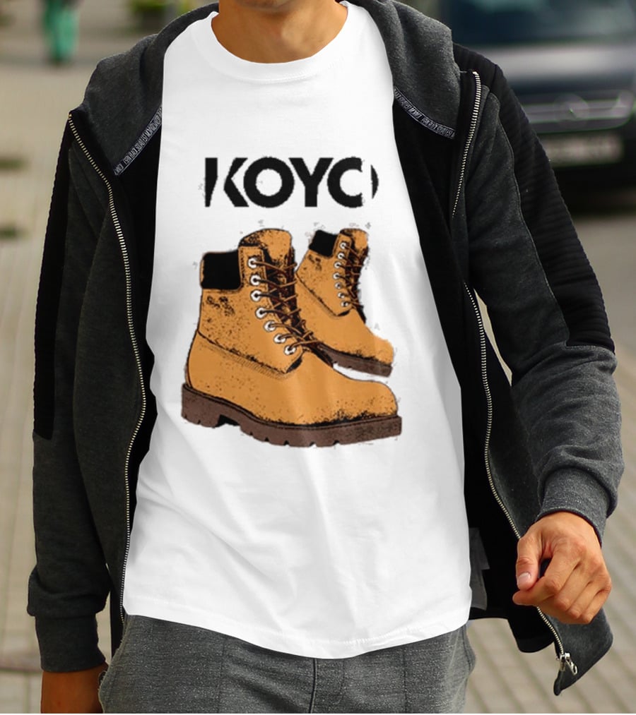 Koyo Timberland Style Boots T-Shirt