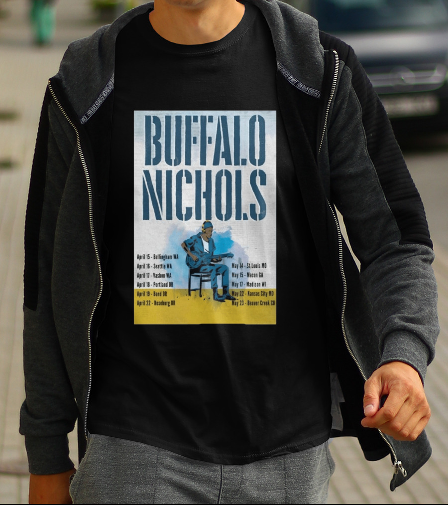Buffalo Nichols 2026 Summer Tour Bellingham WA To Beaver Creek CO T-Shirt