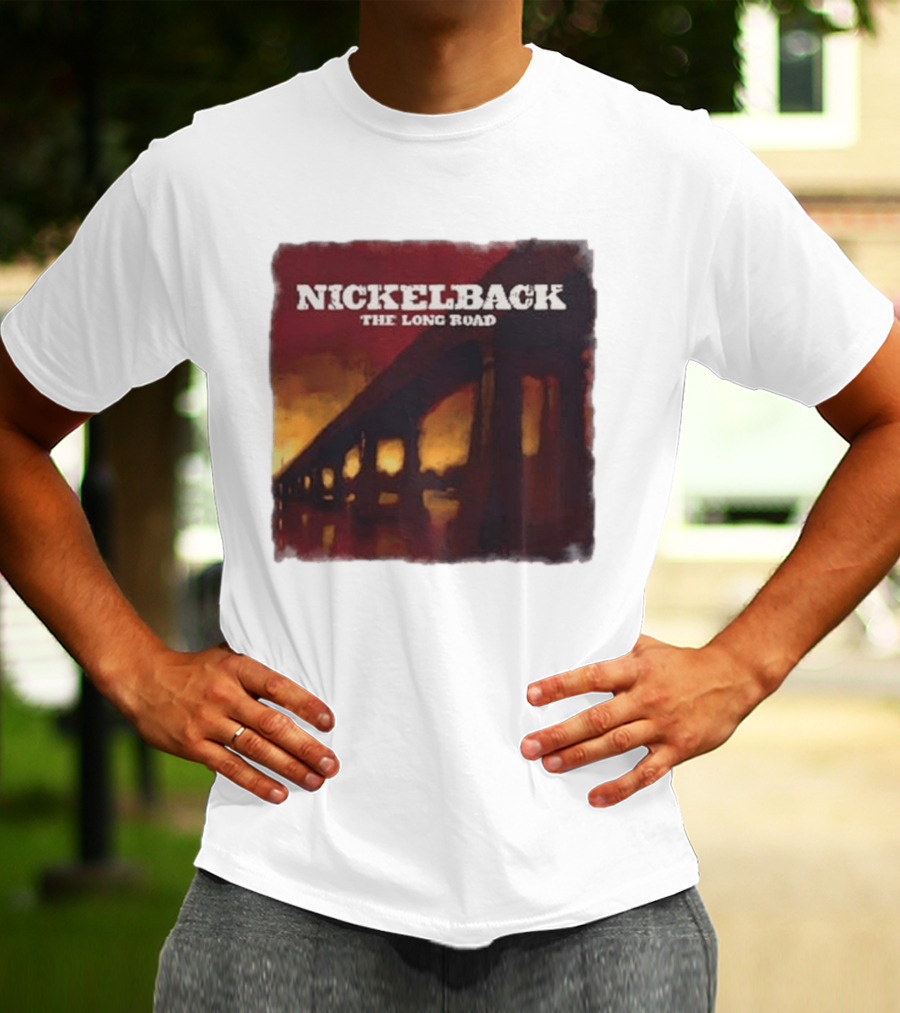 Nickelback The Long Road 2023 Album Art Bridge T-Shirt