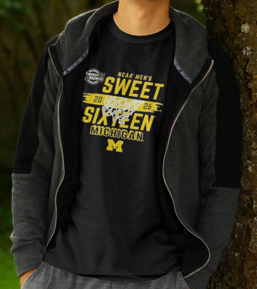 NCAA Men's Sweet 2026 Sixteen Michigan Basketball M T-Shirt