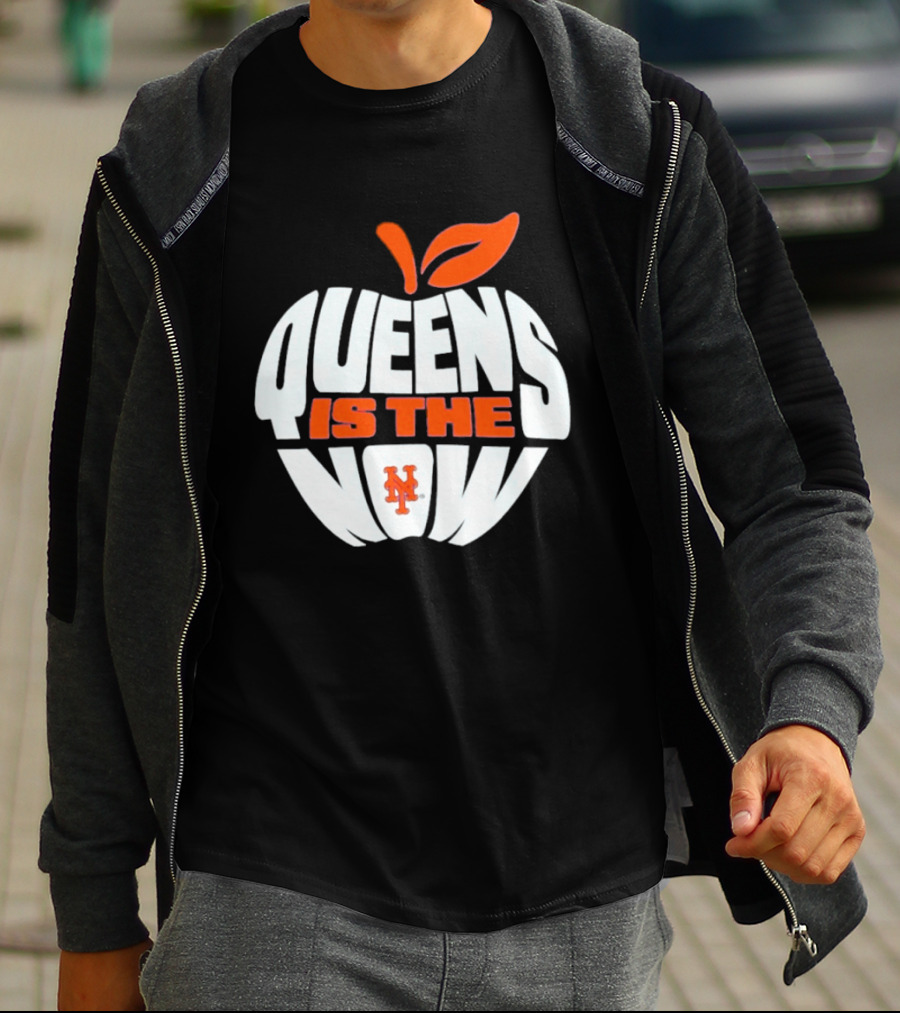 New York Mets Queens Is The Now Apple T-Shirt