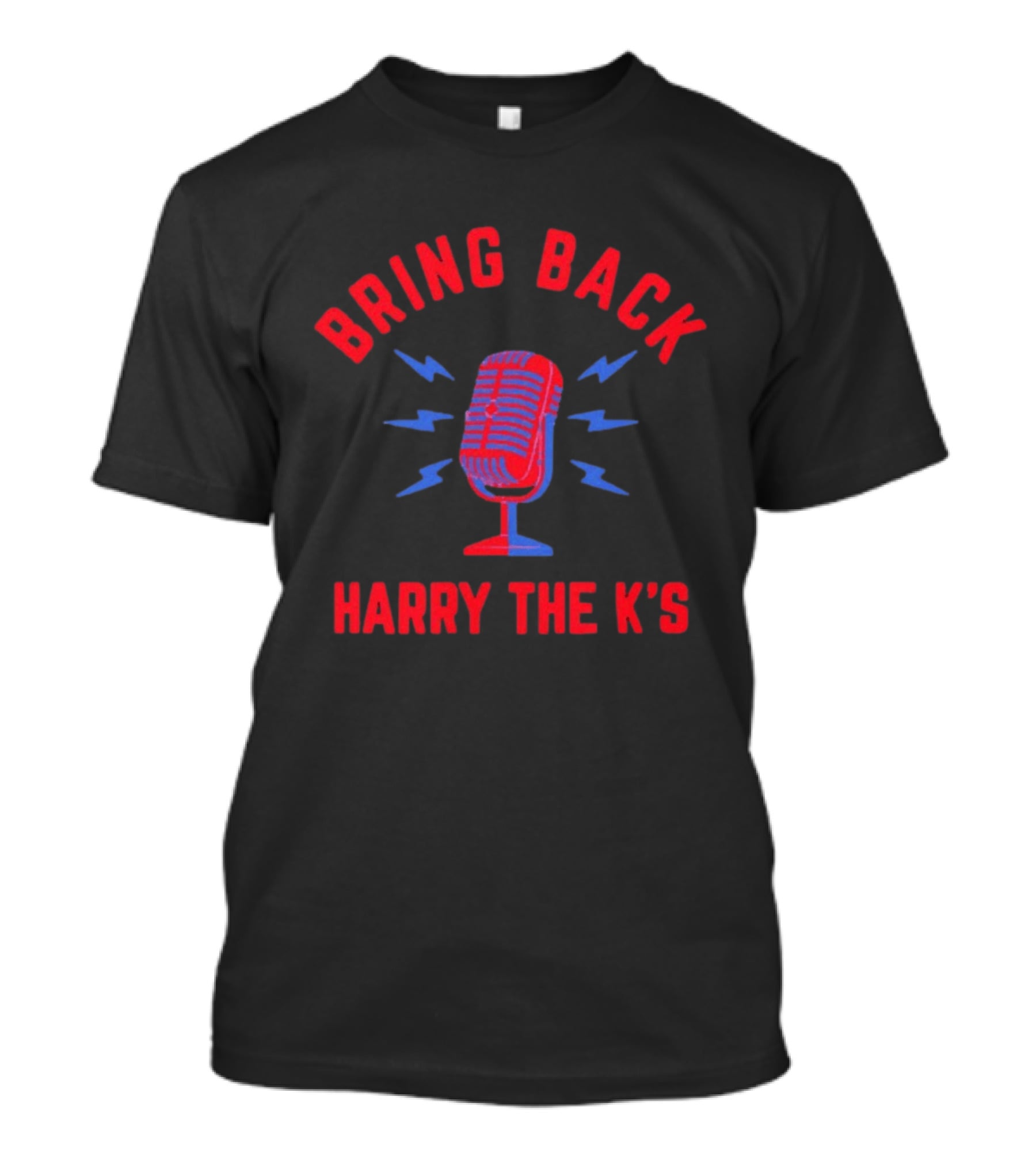 Bring Back Harry The K's Mic Philadelphia Phillies Microphone Lightning T-Shirt