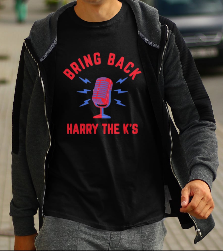 Bring Back Harry The K's Mic Philadelphia Phillies Microphone Lightning T-Shirt