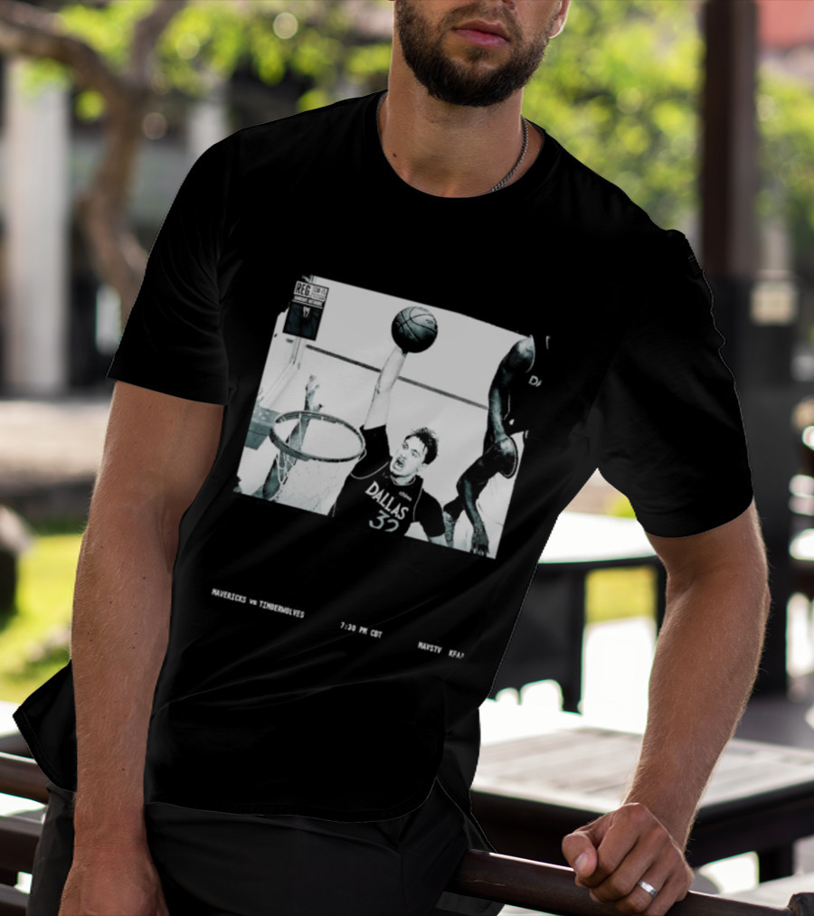 Cooper Flagg Dallas Mavericks No Howl Just Work Hoops Dunk T-Shirt