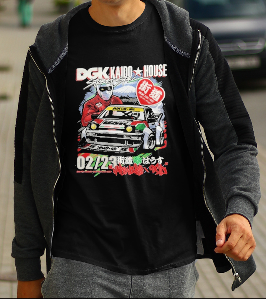 DGK Kaido House Raceway 02/23 Mountain Racer T-Shirt