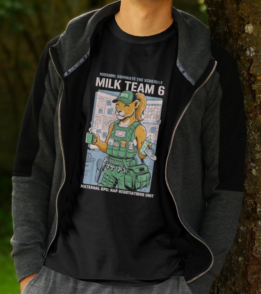 Dominate The Schedule Milk Team 6 Tiger MT6 T-Shirt