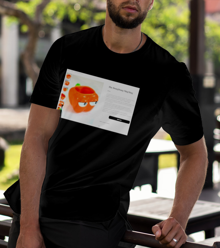 I Hate The Dougdoug Mugmug Orange Pumpkin Face T-Shirt