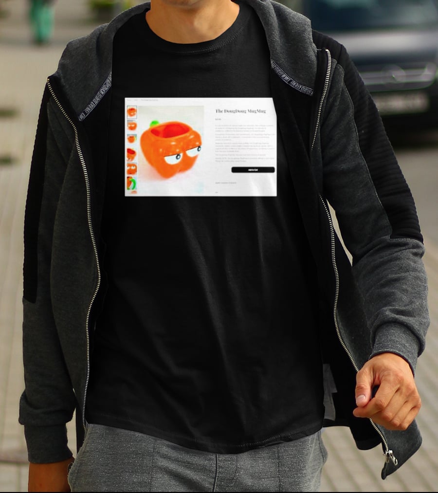 I Hate The Dougdoug Mugmug Orange Pumpkin Face T-Shirt