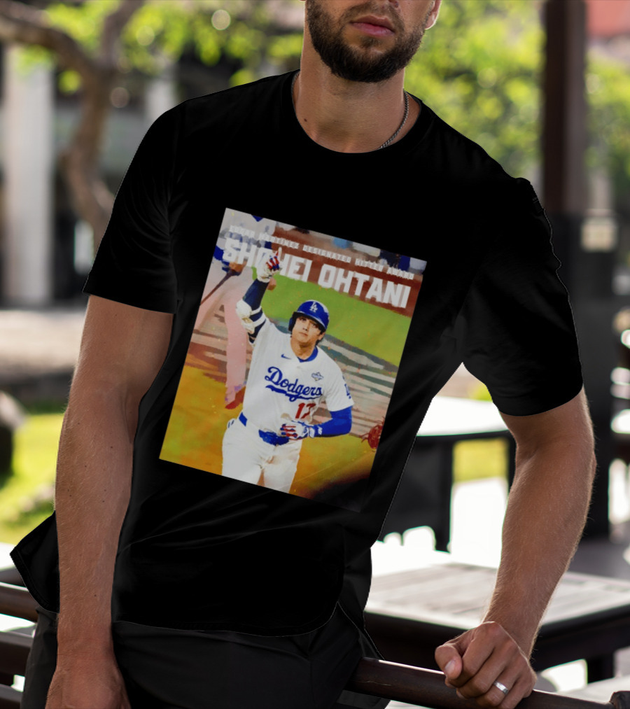 Edgar Martínez Designated Hitter Award Shohei Ohtani Los Angeles Dodgers T-Shirt