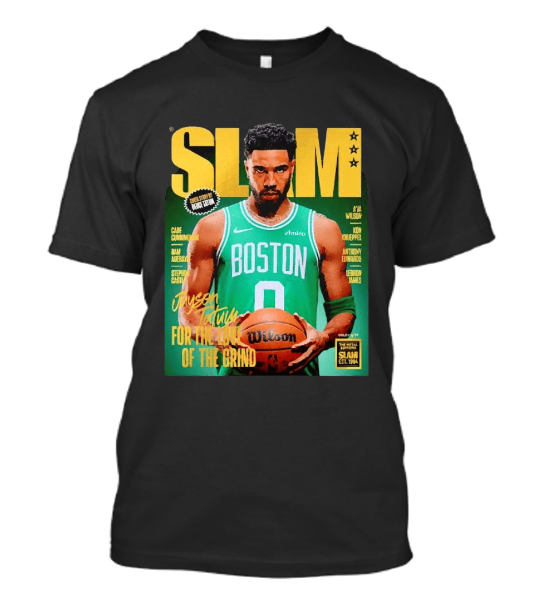 Slam Magazine Jayson Tatum Boston Celtics For The Love Of The Grind T-Shirt
