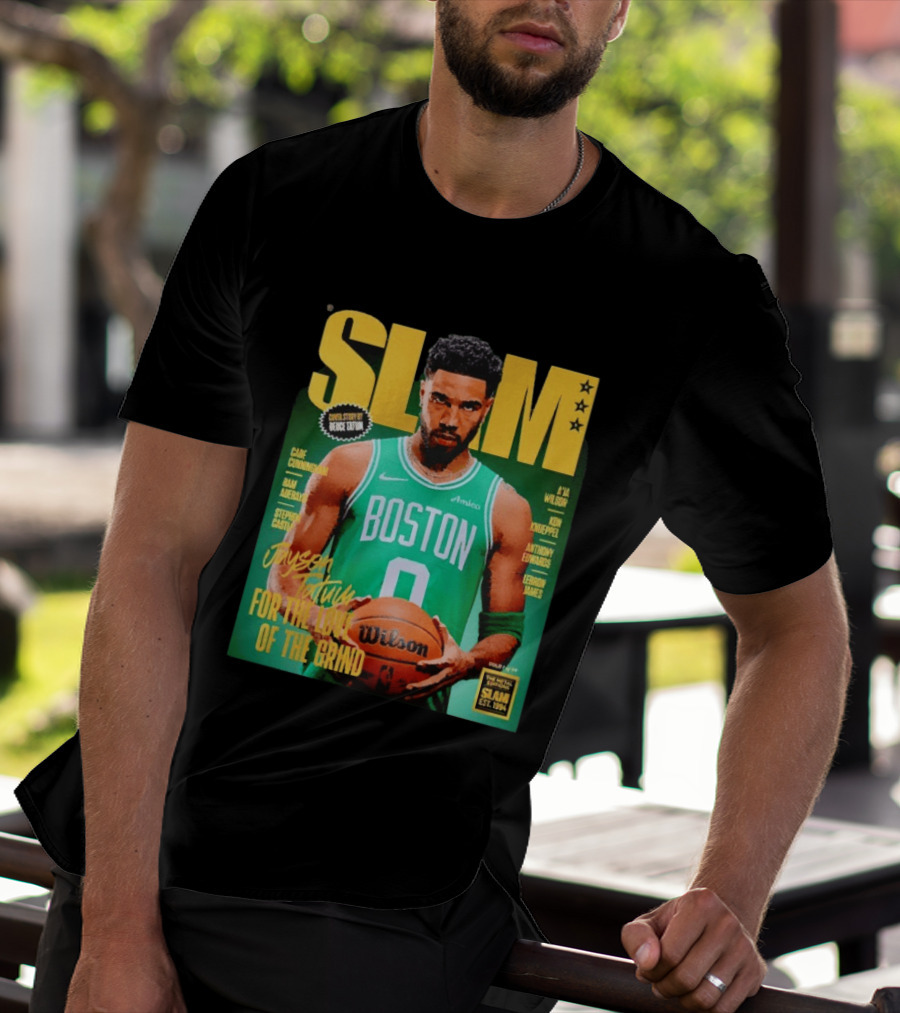 Slam Magazine Jayson Tatum Boston Celtics For The Love Of The Grind T-Shirt