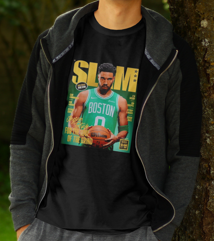 Slam Magazine Jayson Tatum Boston Celtics For The Love Of The Grind T-Shirt