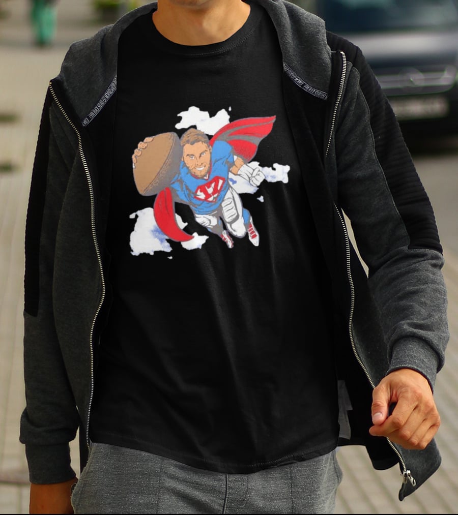 Superhero Football Josh Allen Buffalo Bills T-Shirt