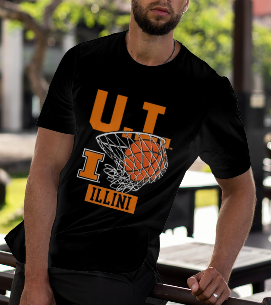 UT Illinois ILLINI Hoops Basketball Heritage T-Shirt