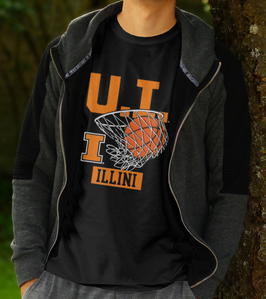 UT Illinois ILLINI Hoops Basketball Heritage T-Shirt