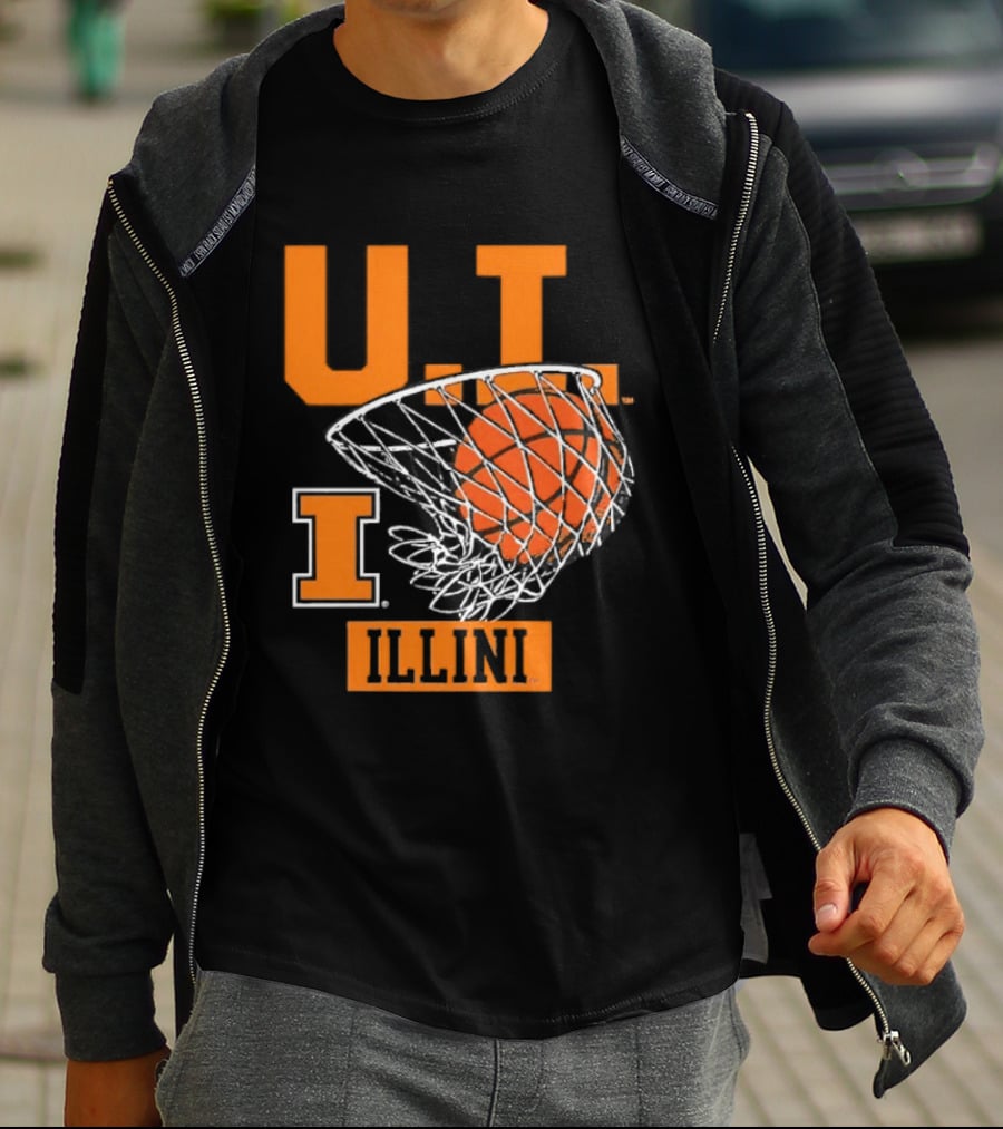 UT Illinois ILLINI Hoops Basketball Heritage T-Shirt