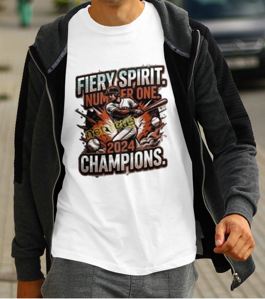 San Francisco Giants Fiery Spirit Number One Champions 2024 T-Shirt