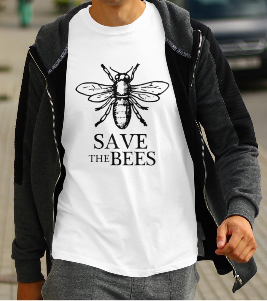 Save The Bees Preservation Awareness Campaign Vintage Bee T-Shirt