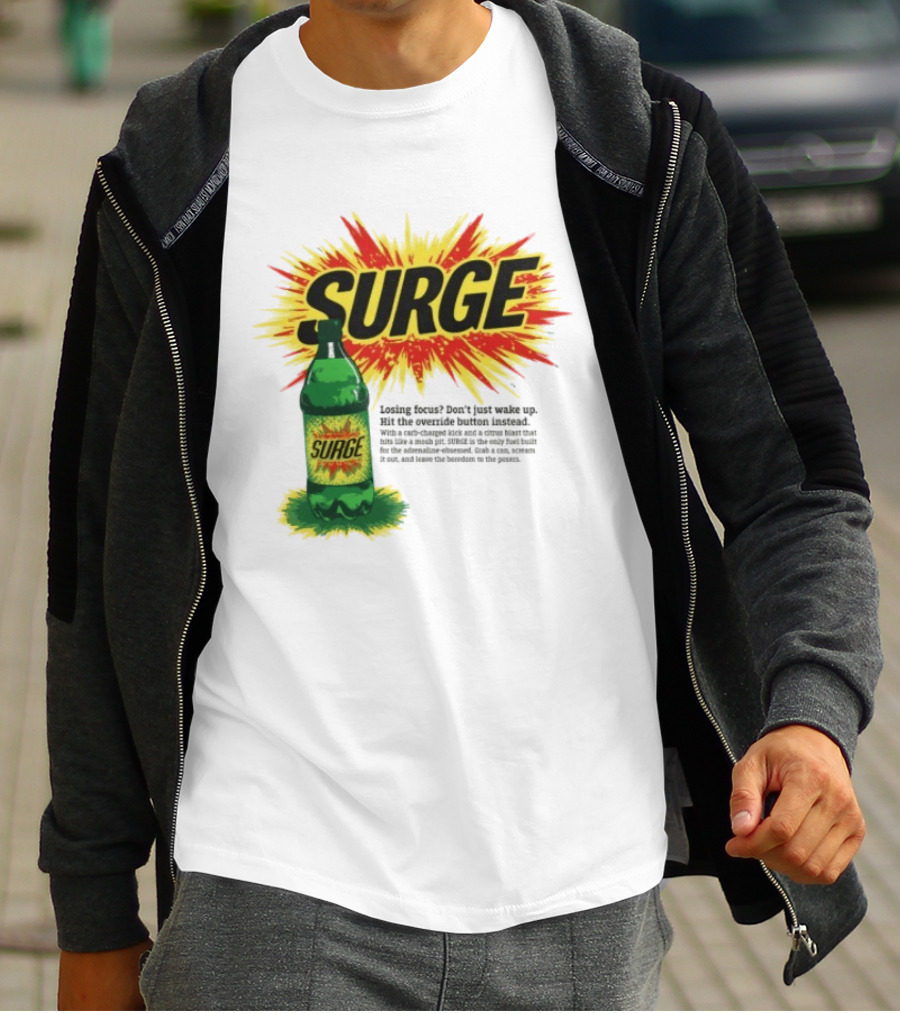 Surge Losing Focus Wake Up Hit The Override Button Instead T-Shirt