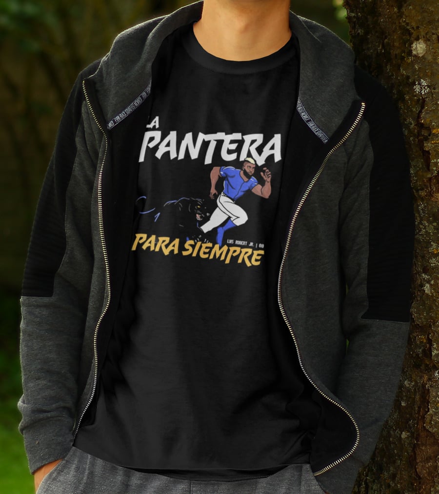 La Pantera Para Siempre Luis Robert Jr New York Mets Baseball T-Shirt